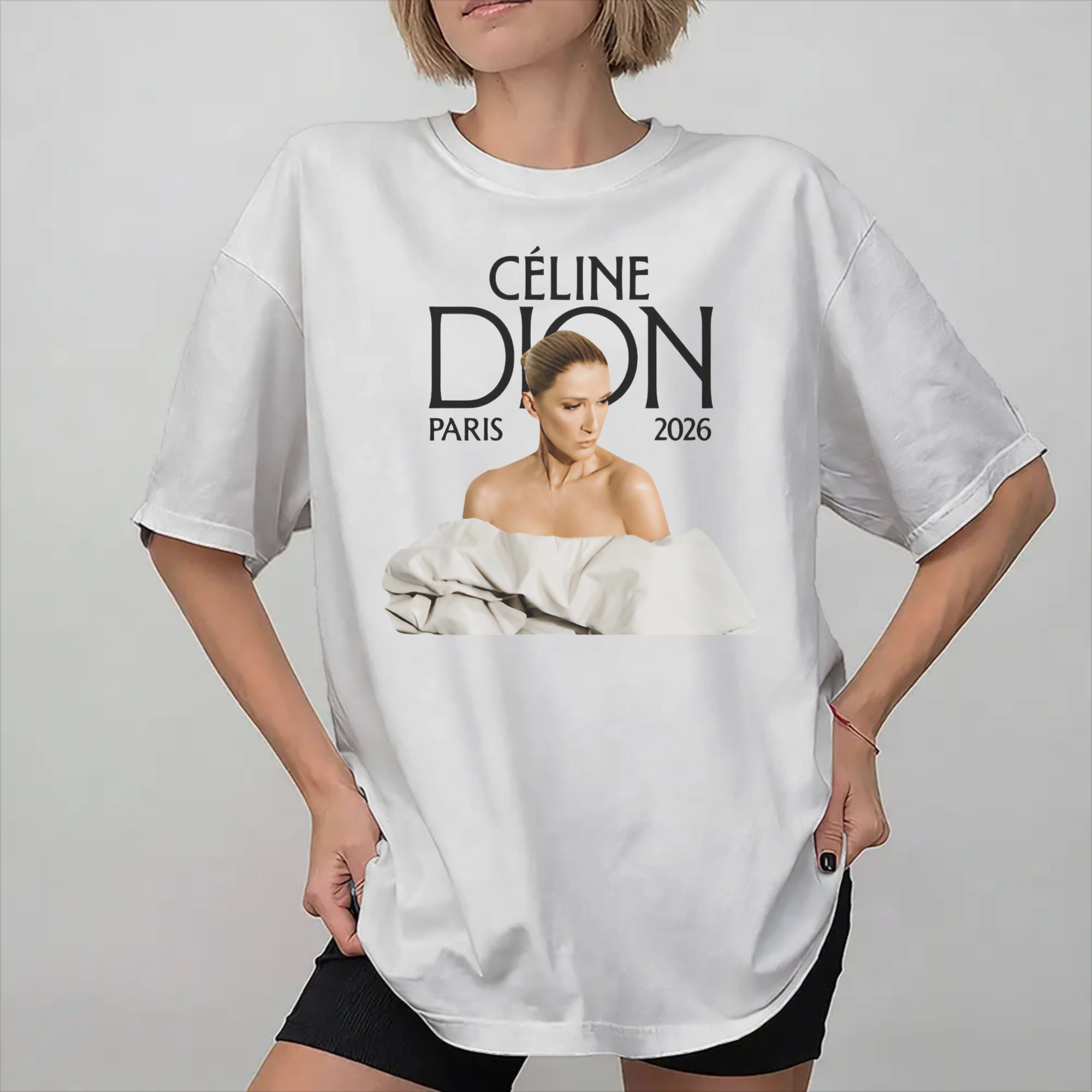 Street Fashion In Paris - Celines Dions Paris 2026 Tour Merch