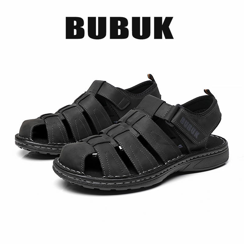 Street Fashion Walking - Bubuk Men's New Fashionable Closed-Toe Street