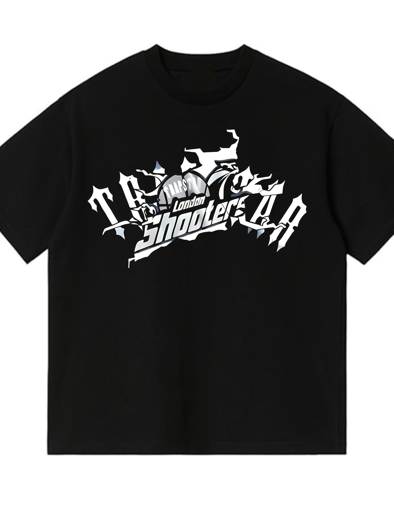 Street Fashion London 2026 - 2026 New Black Cotton T-shirt with
