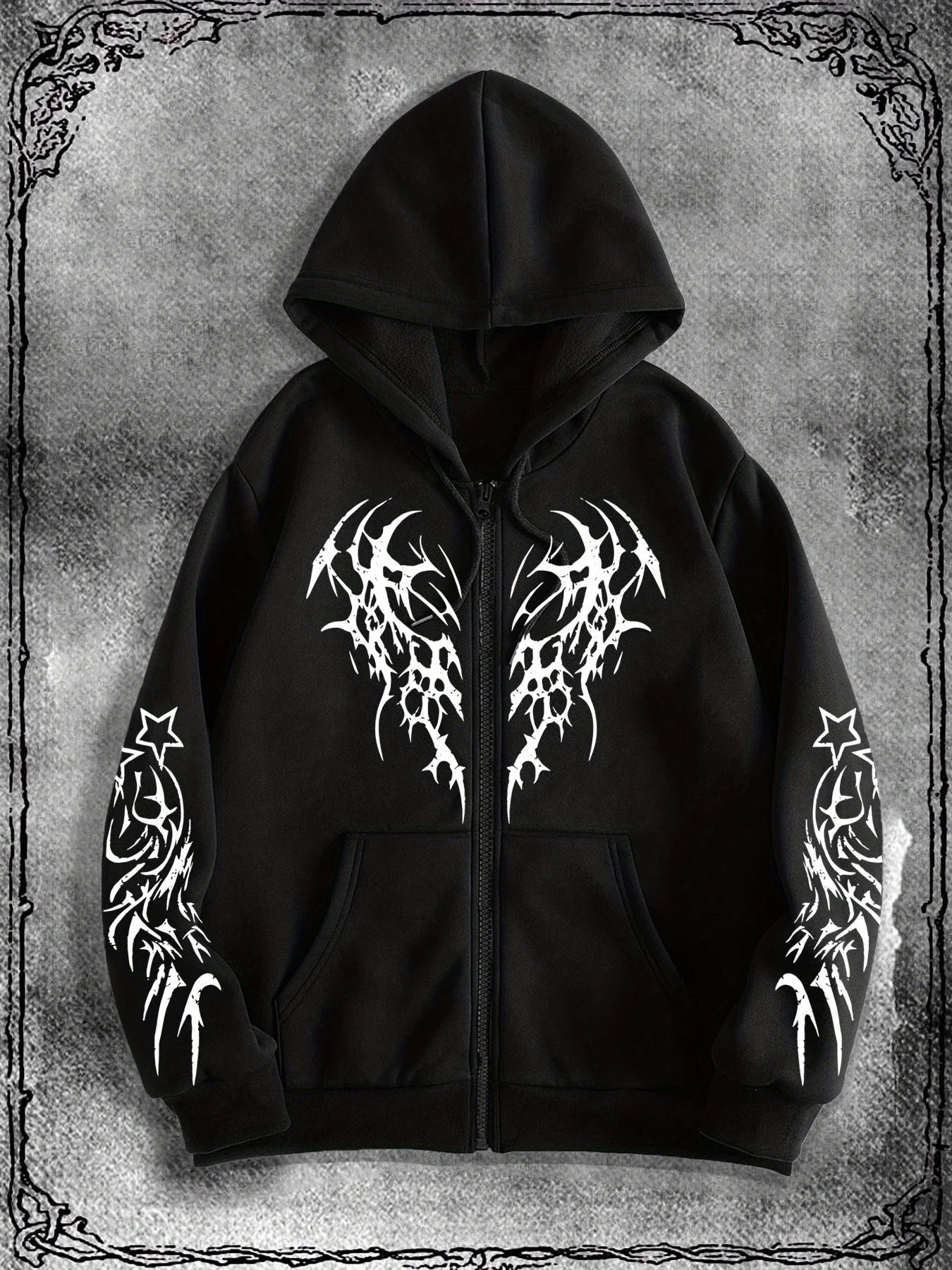 Street Fashion Zip Up Hoodie - The High Street Hoodie Men Zip