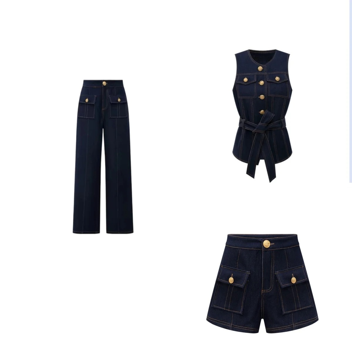 Street Fashion Jeans Women - Y2K 2026 new button retro jeans