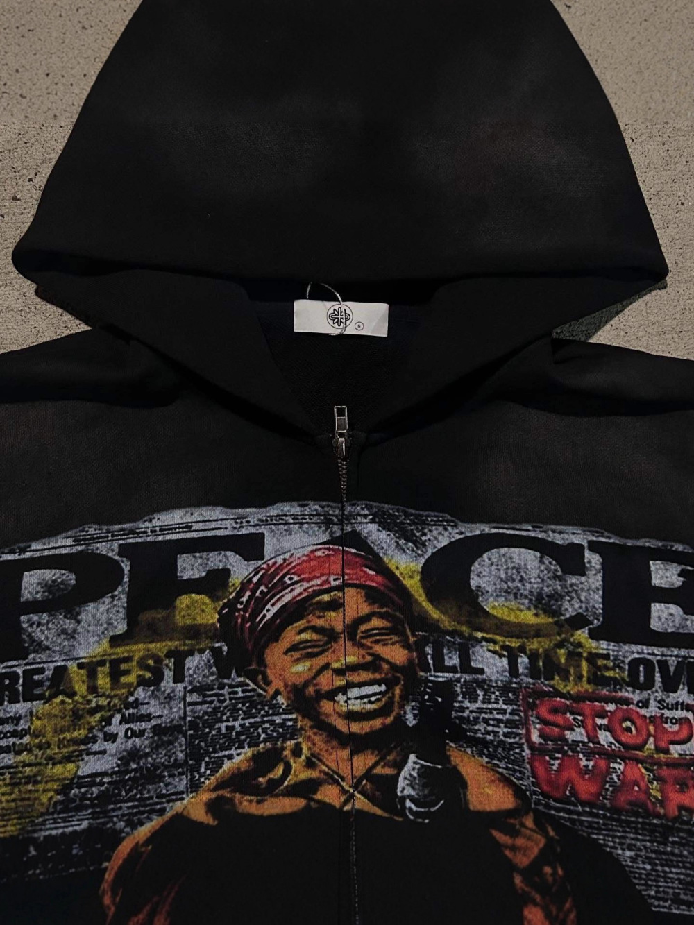 2026 new American hip-hop loos - Street Fashion Zip Up Hoodie recension och pris