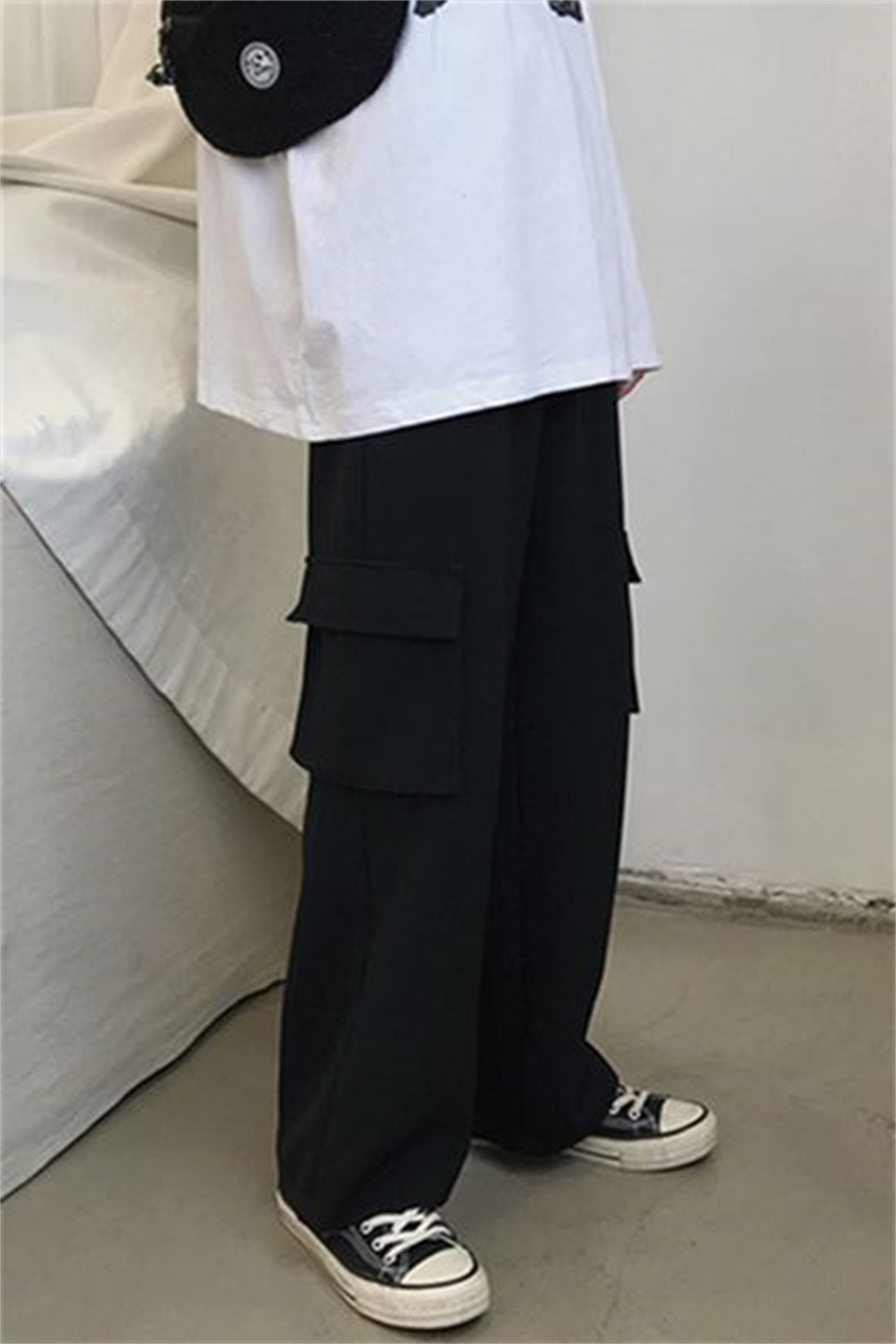 Black Men's Hip Hop Cargo Pant - Techwear Pants Tactical recension och pris