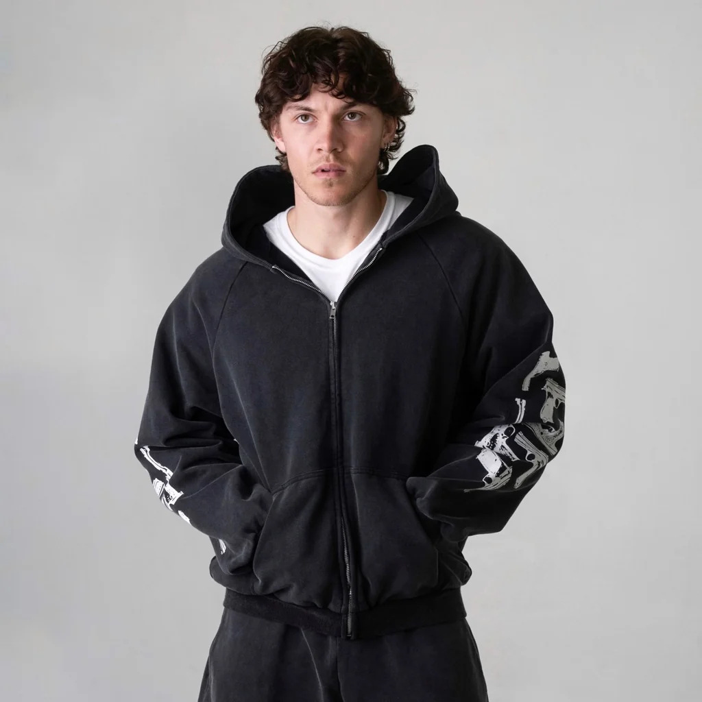 American street style, minorit - Street Fashion Zip Up Hoodie recension och pris