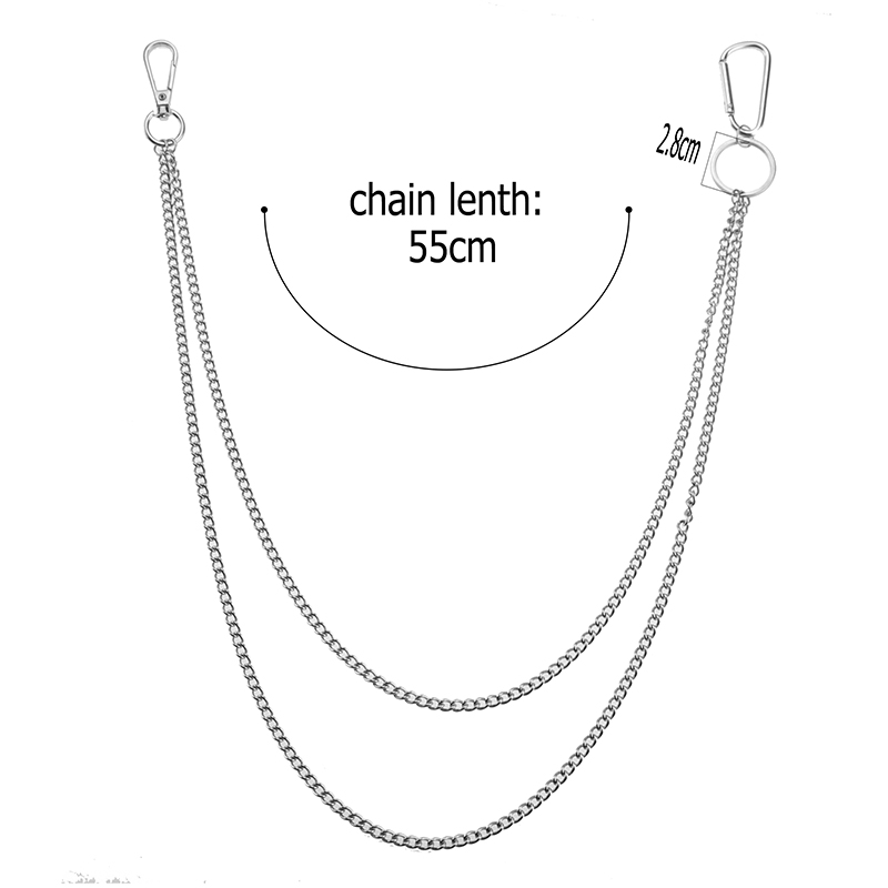 1PC Stainless Steel Long Key C - Street Fashion Goth recension och pris