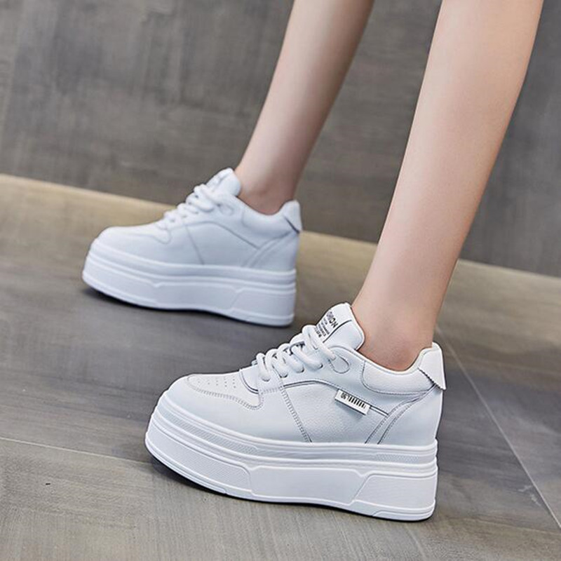 9CM Genuine Leather NEW Brand  - Chunky Sneaker Platform recension och pris