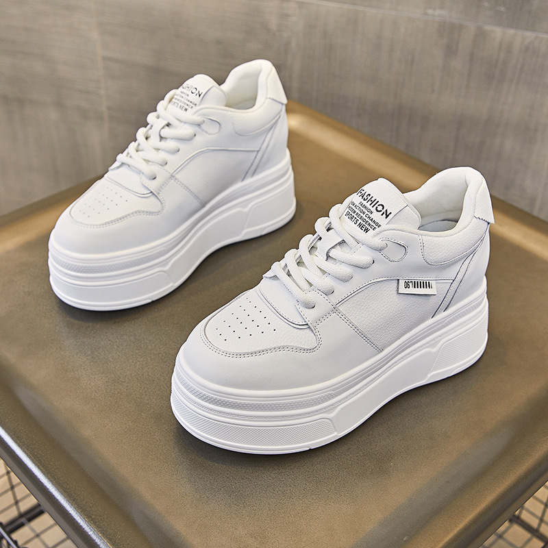 9CM Genuine Leather NEW Brand  - Chunky Sneaker Platform recension och pris