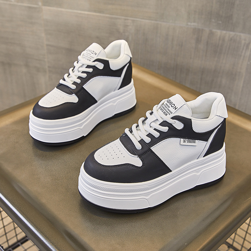 9CM Genuine Leather NEW Brand  - Chunky Sneaker Platform recension och pris