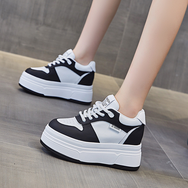 9CM Genuine Leather NEW Brand  - Chunky Sneaker Platform recension och pris