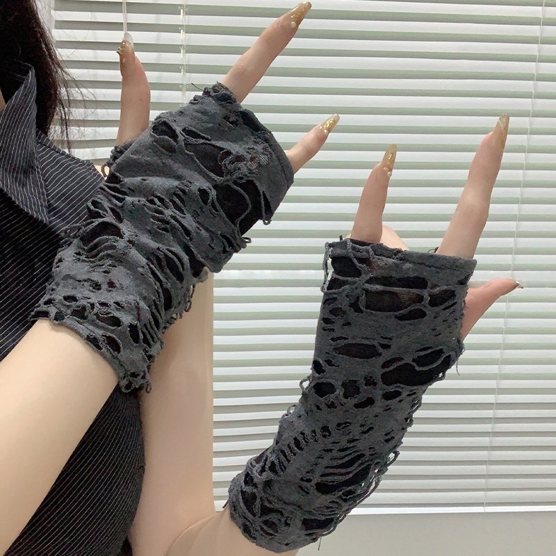 Yueqiu Girl Alt Fashion Ripped - Street Fashion Outfit Girl recension och pris