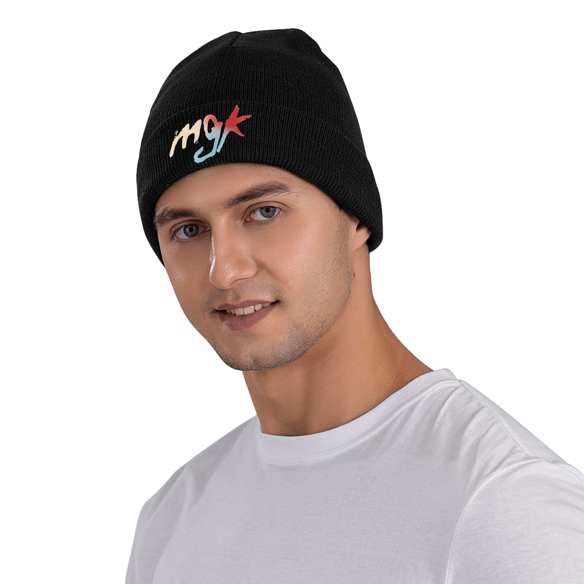 MGK Pop Punk Knitted Caps for  - Street Fashion Loverboy Hat recension och pris