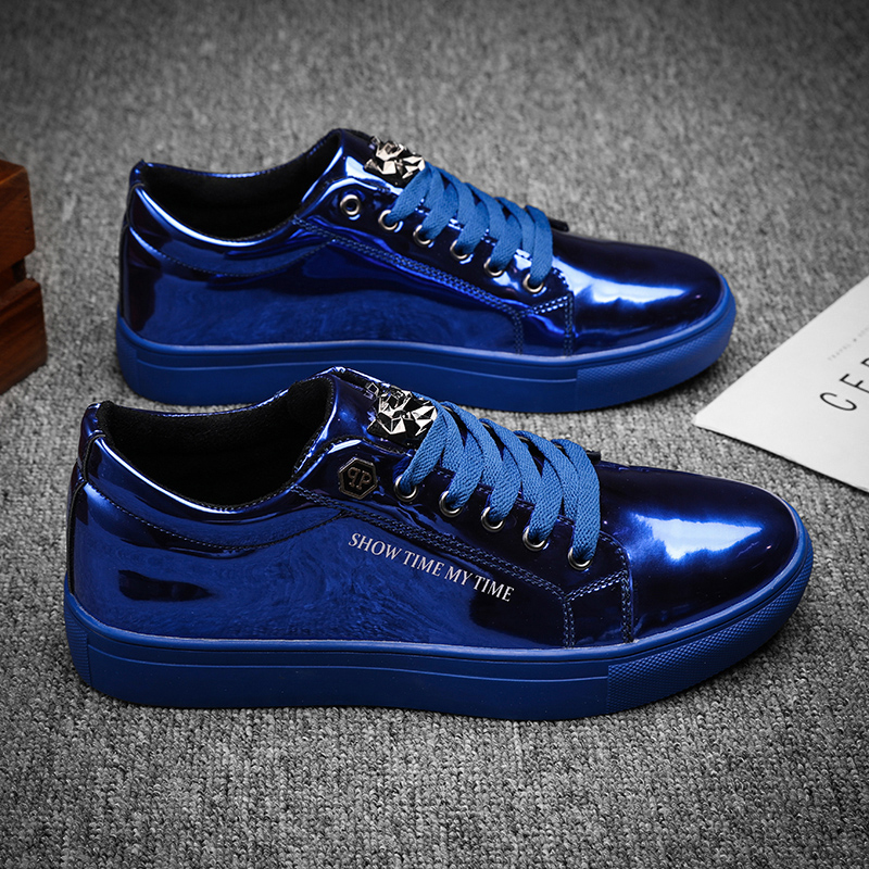 Luxury Men Casual Sneakers Blu - Street Fashion Walking recension och pris
