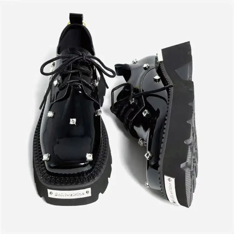 Women Loafers Crystal Platform - Chunky Sneaker Platform recension och pris
