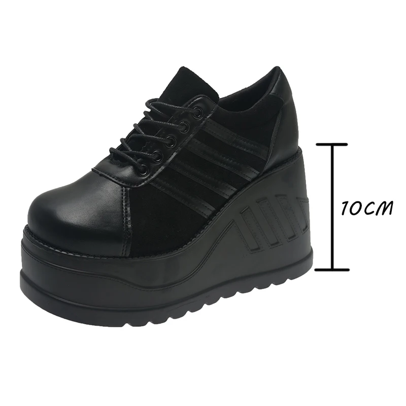 Big Size 35-43 Black Design Fe - Street Fashion Goth recension och pris