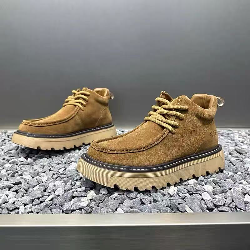 Autum Winter Men Platform Boot - Street Fashion Walking recension och pris