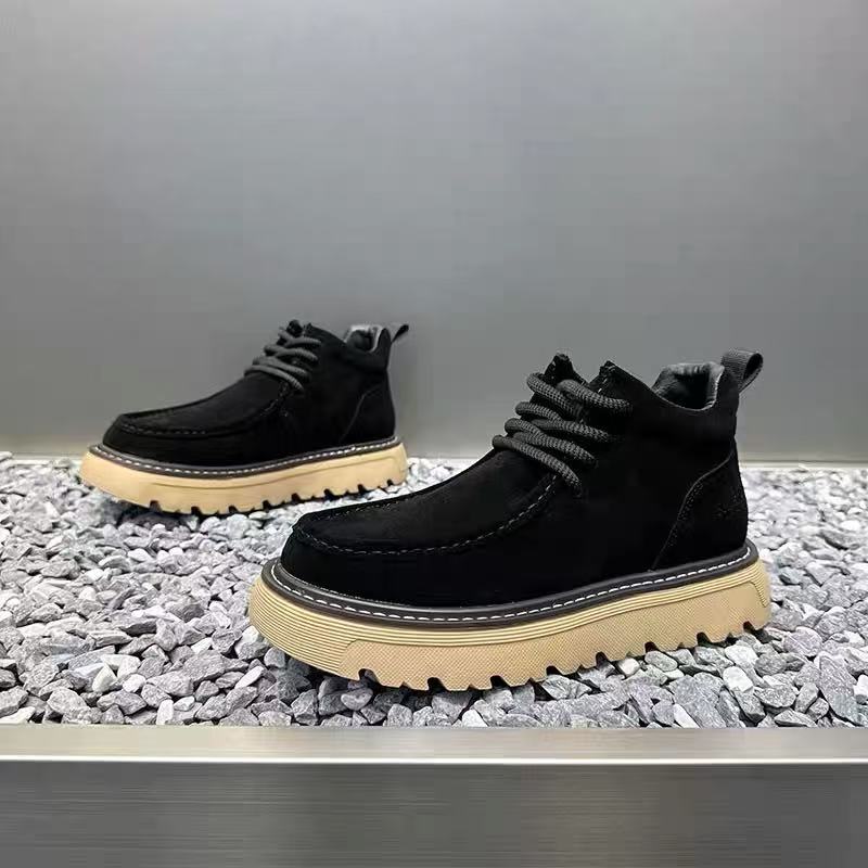 Autum Winter Men Platform Boot - Street Fashion Walking recension och pris