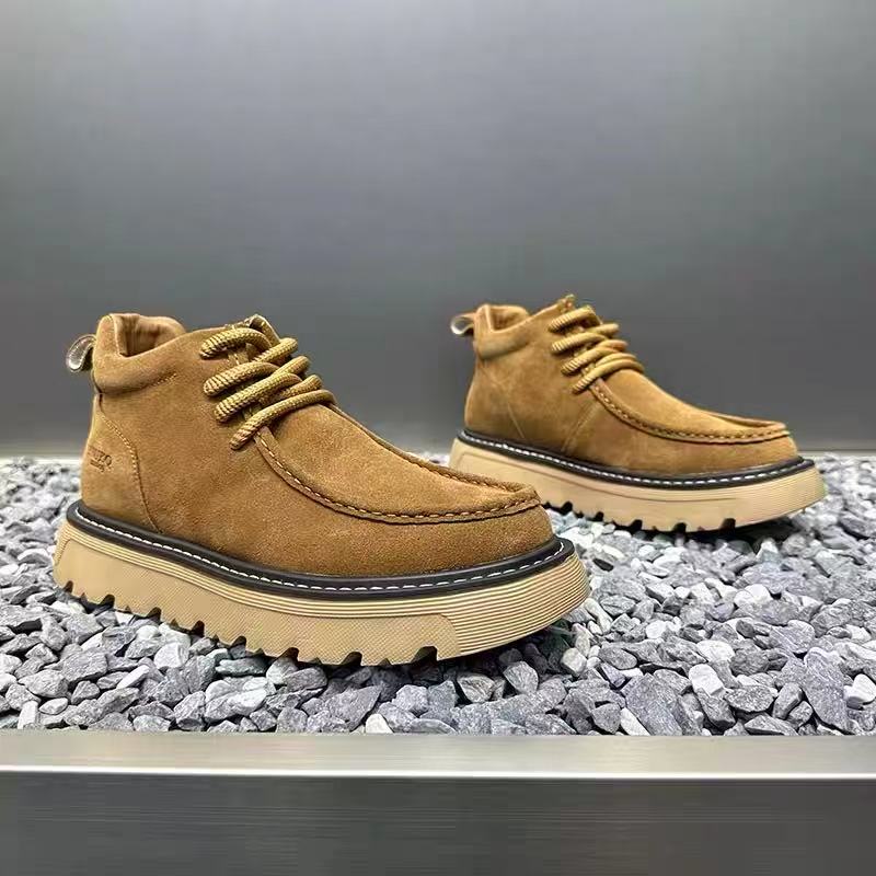 Autum Winter Men Platform Boot - Street Fashion Walking recension och pris