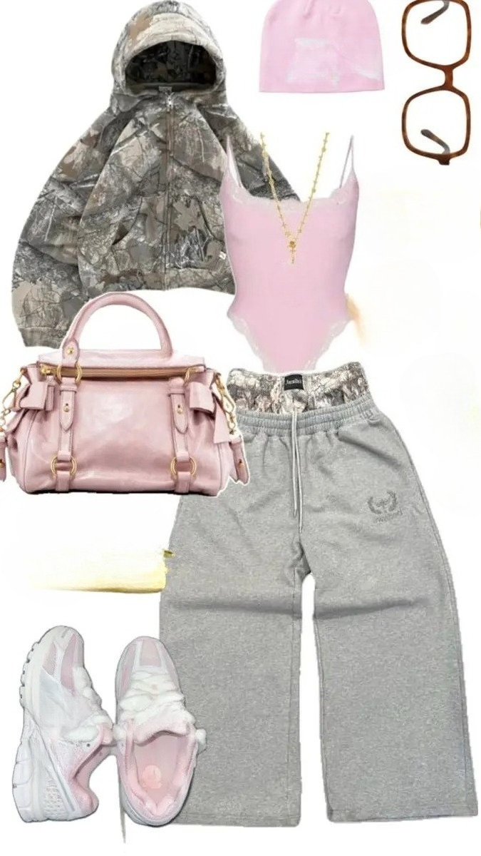 Y2K Suit Womens Vintage 2000s  - Camo Pattern Set recension och pris