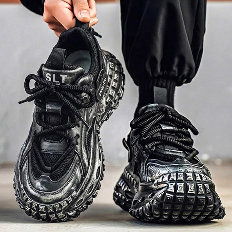 Big Size Men Mesh Chunky Dad S - Street Fashion Walking recension och pris