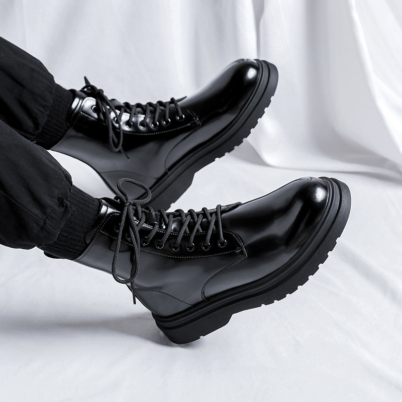 men fashion platform boots bla - Street Fashion Dress recension och pris