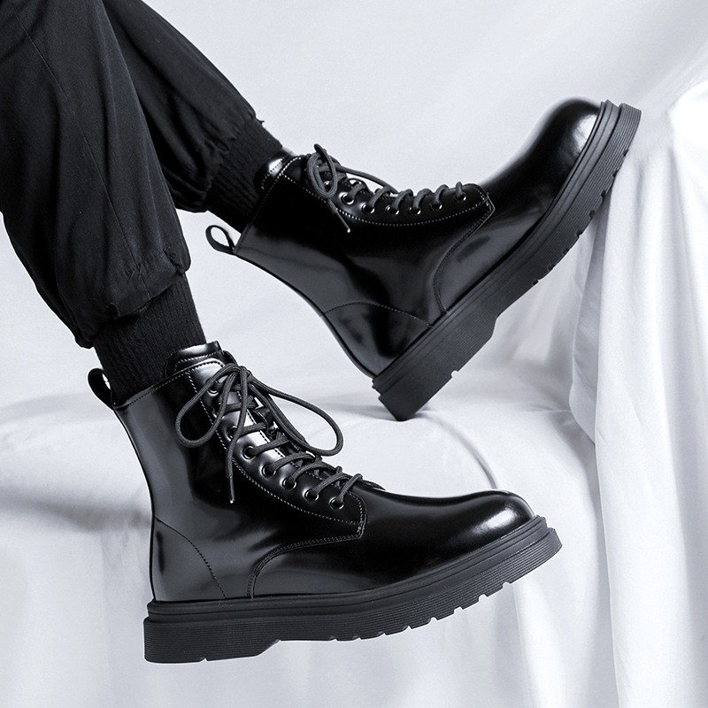 men fashion platform boots bla - Street Fashion Dress recension och pris