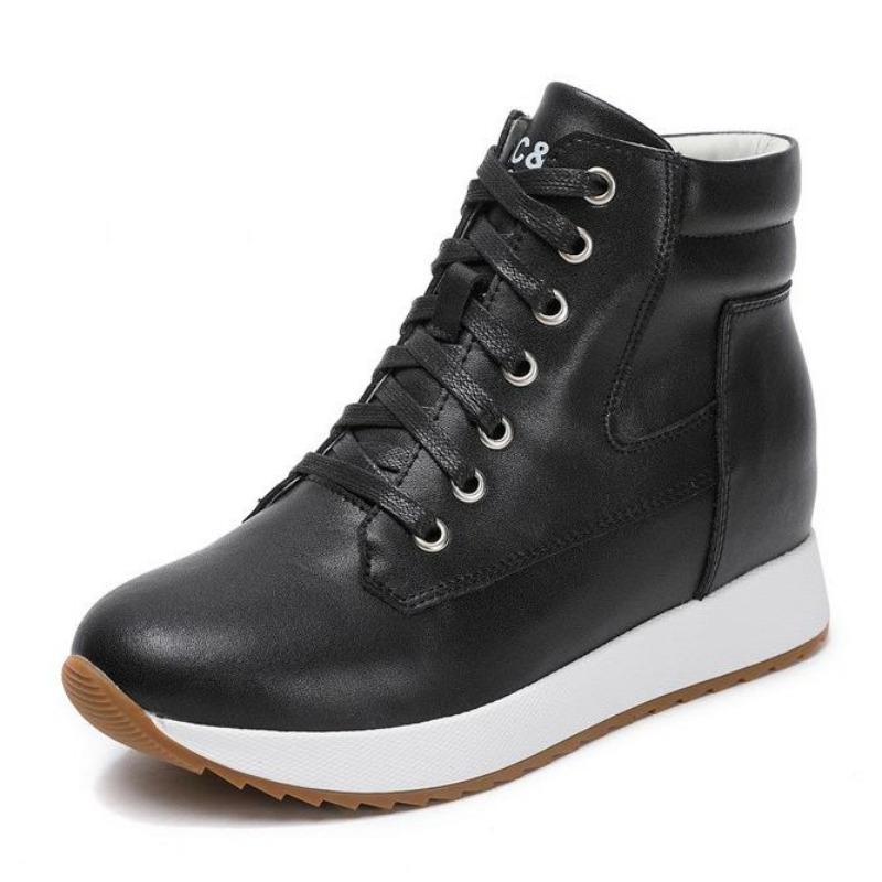 7CM Genuine Leather Women Ankl - Chunky Sneaker Platform recension och pris