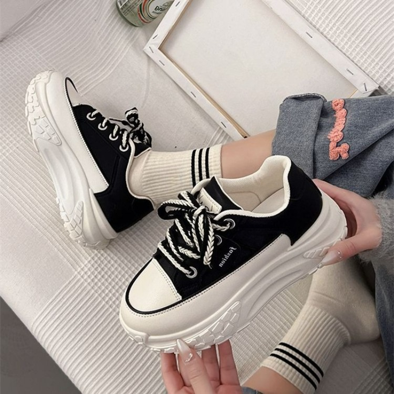 Spring Chunky White Sneakers f - Chunky Sneaker Platform recension och pris