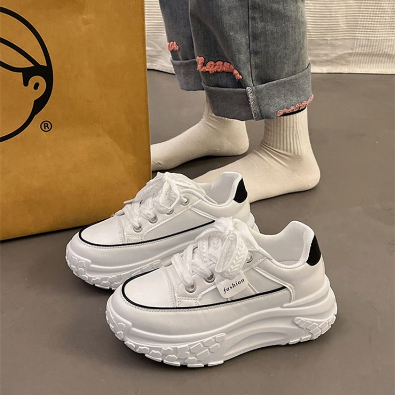 Spring Chunky White Sneakers f - Chunky Sneaker Platform recension och pris