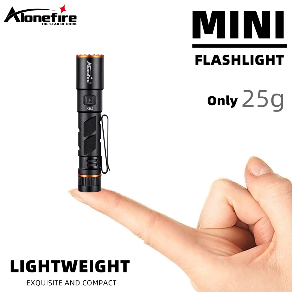 Mini EDC Flashlight USB Rechar - Street Fashion Blog recension och pris
