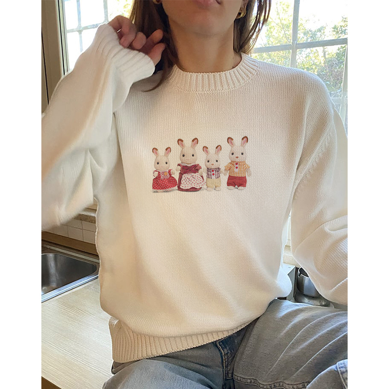 Spring Sweaters New Sweet Stre - Street Fashion Goth recension och pris