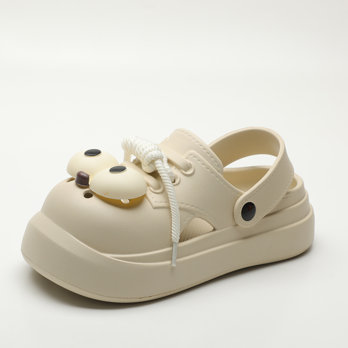 Cute DIY Big Eyes Fashion Clog - Street Fashion Walking recension och pris