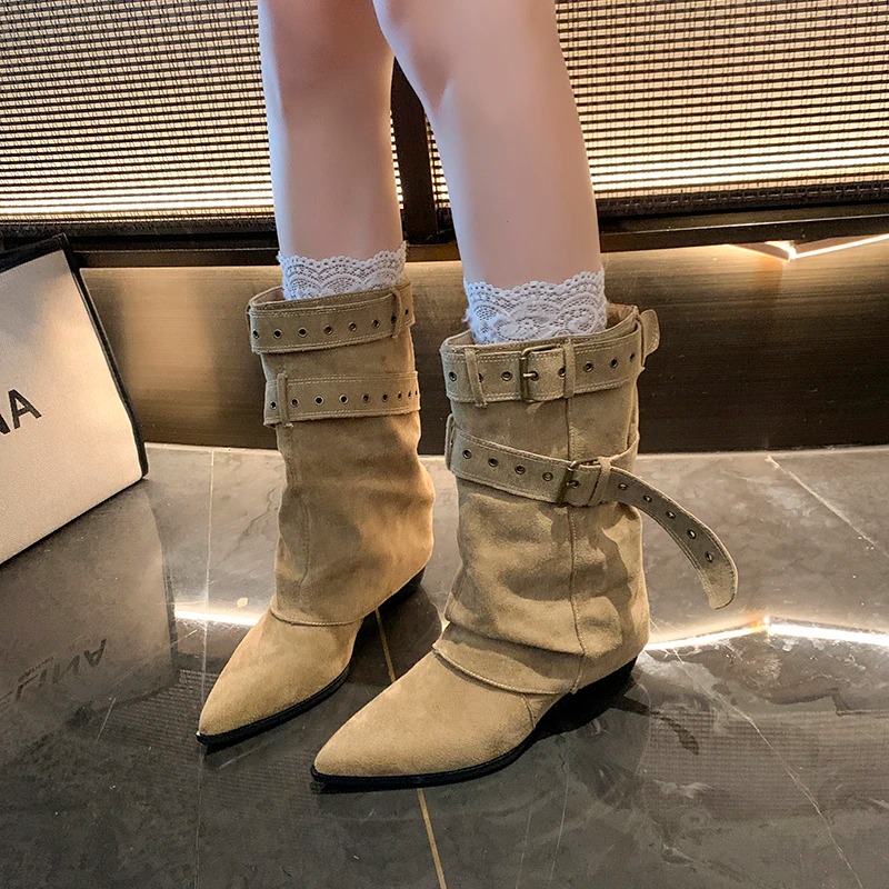 2025 Pointed Toe Women's Winte - Street Fashion Dress recension och pris