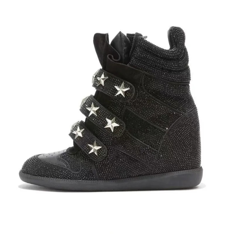 Women’s Rhinestone Ankle Boots - Street Fashion Walking recension och pris