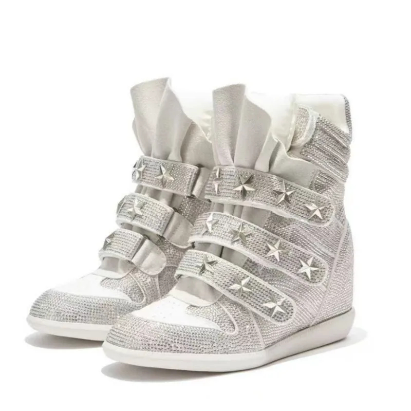 Women’s Rhinestone Ankle Boots - Street Fashion Walking recension och pris