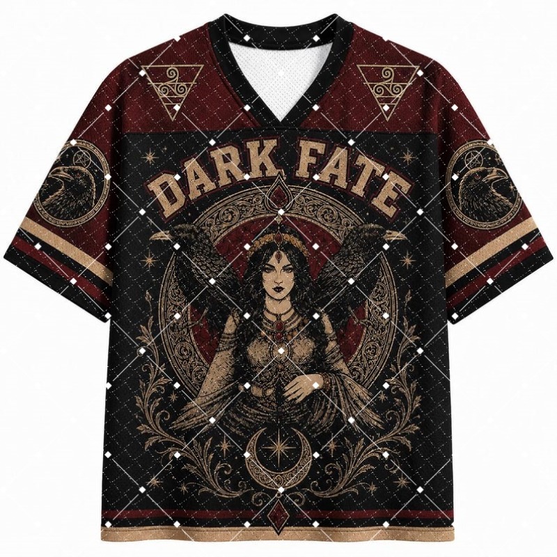 Dark Fate Witch Raven Print V‑ - Street Fashion Mood recension och pris