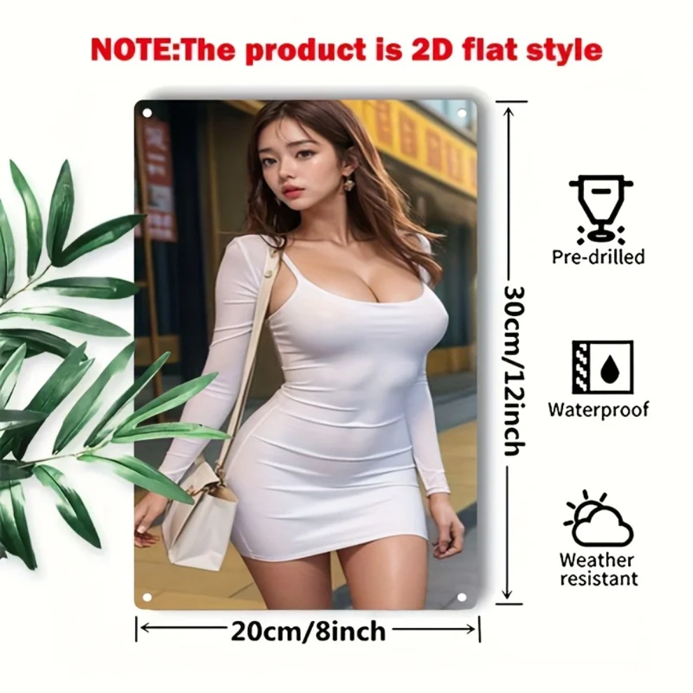 HD Metal Wall Art Asian Street - Asian Street Fashion Girls recension och pris