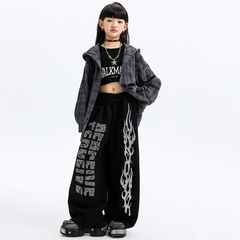 Girls Jazz Dance Costumes Hood - Street Fashion Outfit Girl recension och pris