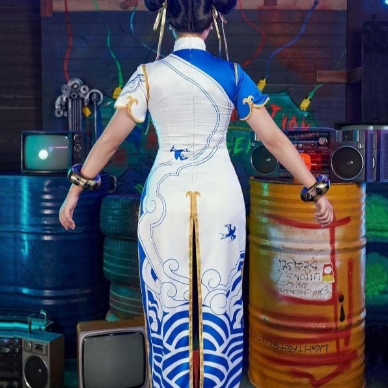 Game Chun-Li Costume Street Co - Street Fashion Dress recension och pris