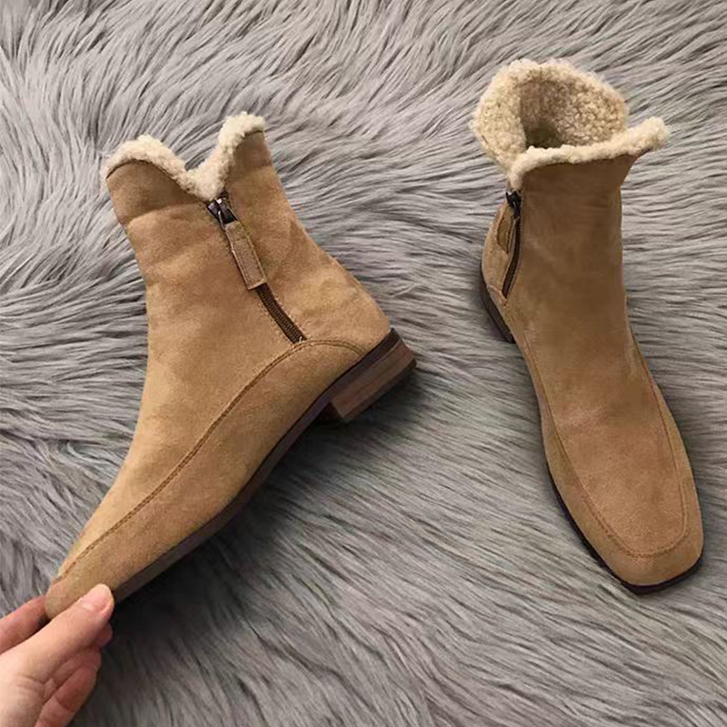2026 New Fur Ankle Boots for W - Street Fashion Dress recension och pris