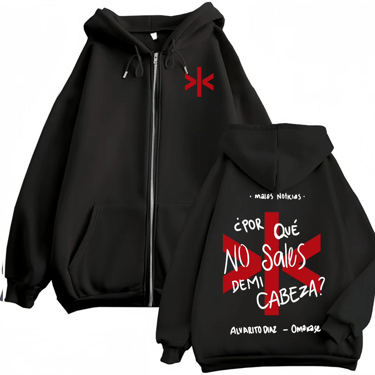 Alvaro Diaz Omakase Album Prin - Street Fashion Zip Up Hoodie recension och pris
