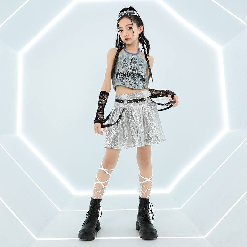 Cool Girl Hip Hop Jeans Tops F - Street Fashion Outfit Girl recension och pris