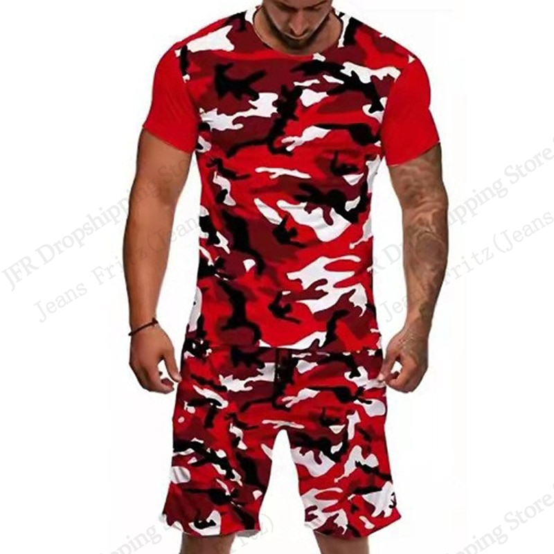 Men's Set T-shirt Camo Camoufl - Camo Pattern Set recension och pris