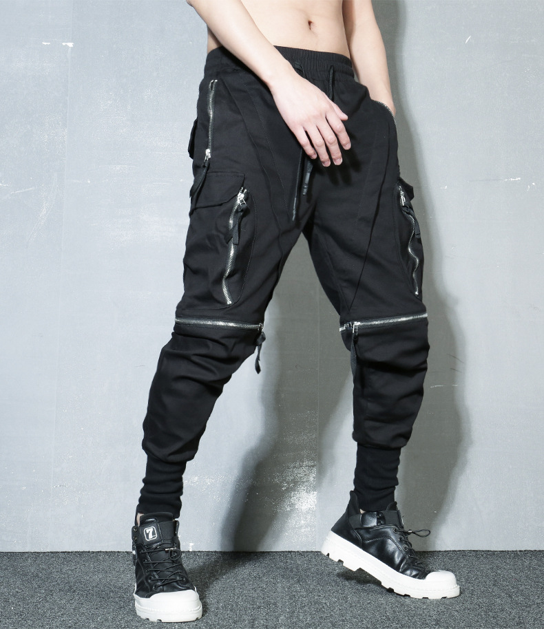 Detachable Black Cargo Pants M - Techwear Pants Tactical recension och pris