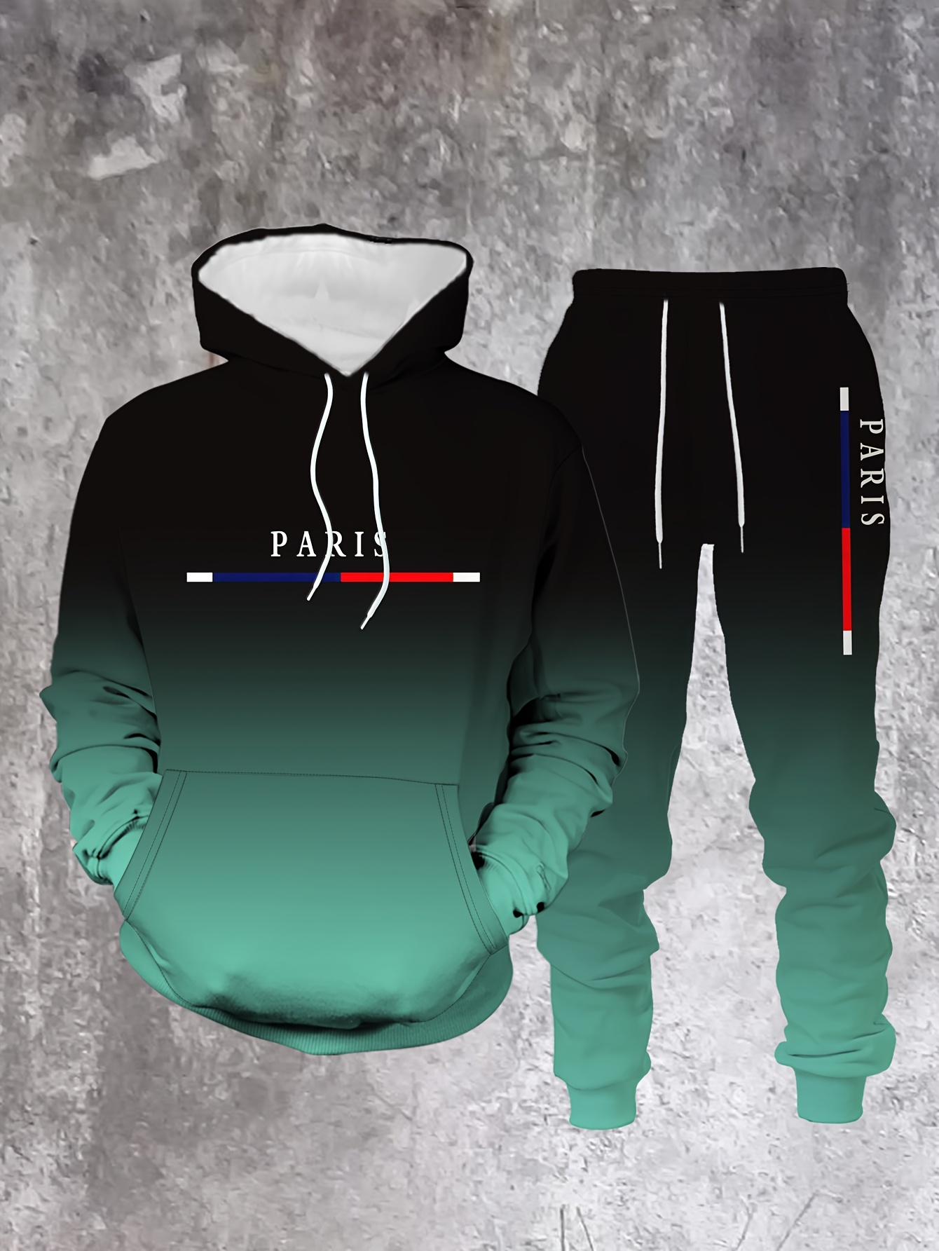 Gradient Color Paris Tracksuit - Street Fashion In Paris recension och pris