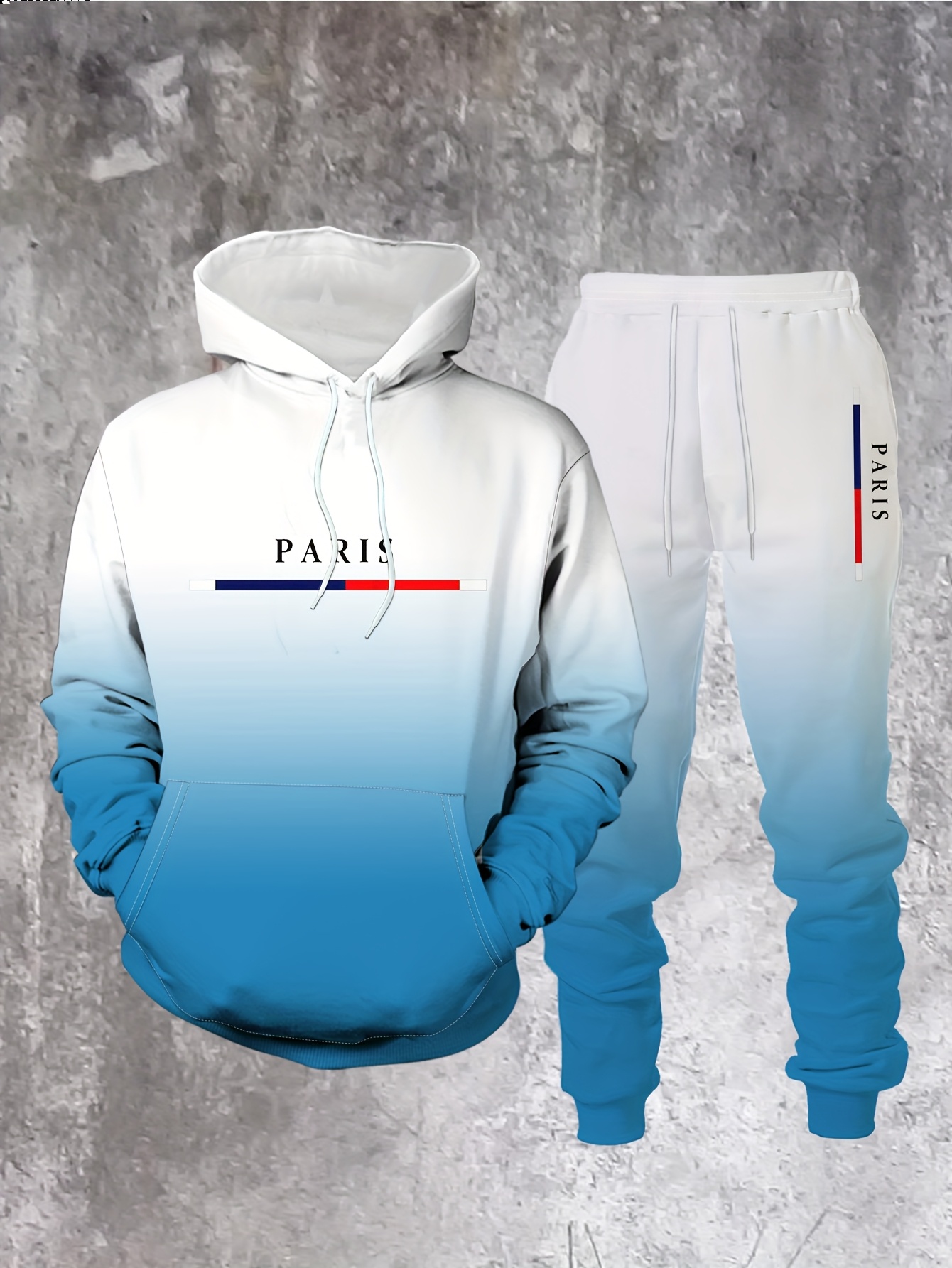Gradient Color Paris Tracksuit - Street Fashion In Paris recension och pris