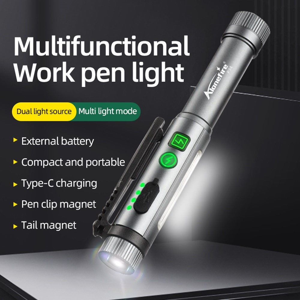 2-in-1 COB Pen Work Light LED  - Street Fashion Blog recension och pris