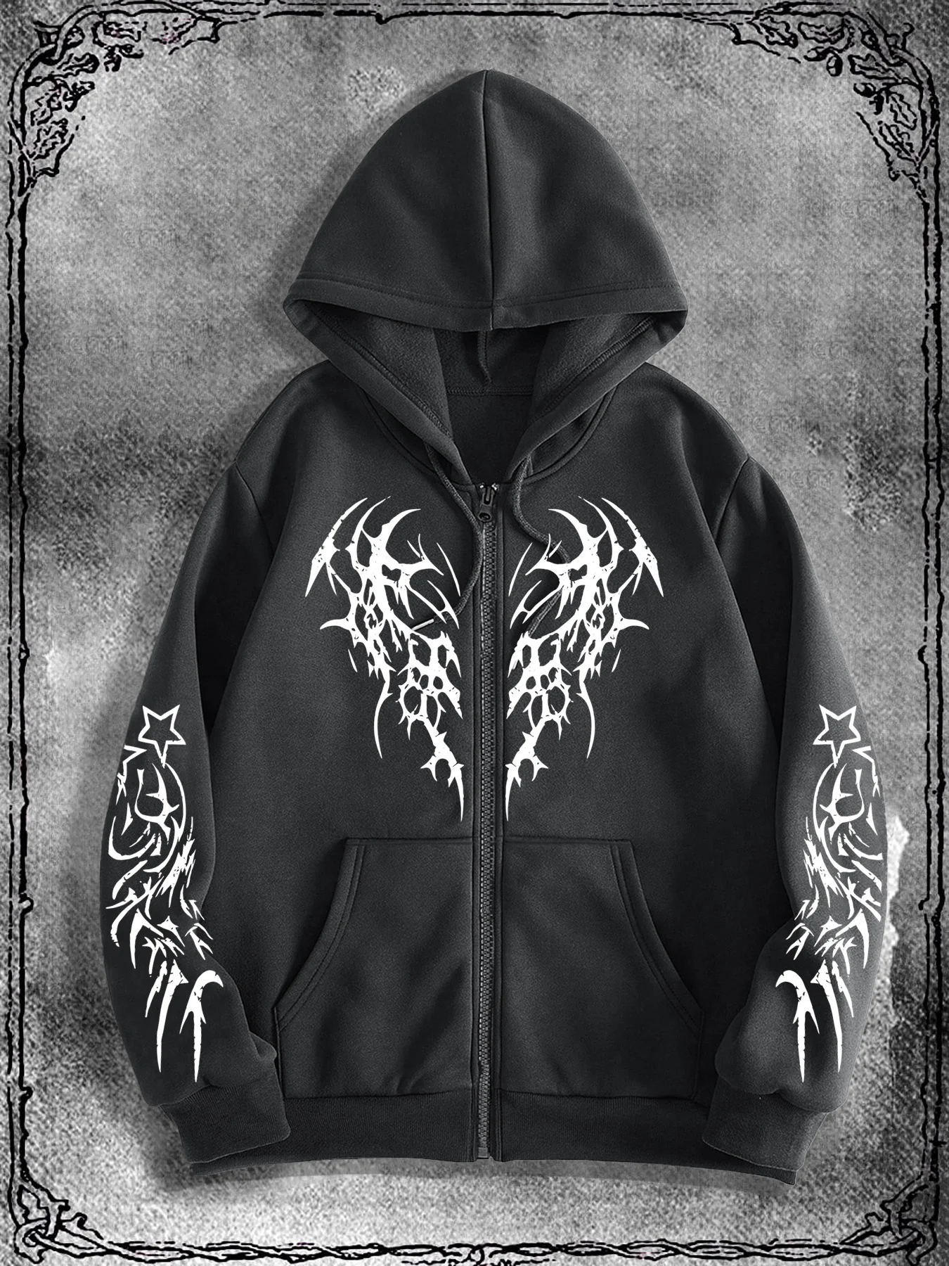 The High Street Hoodie Men Zip - Street Fashion Zip Up Hoodie recension och pris