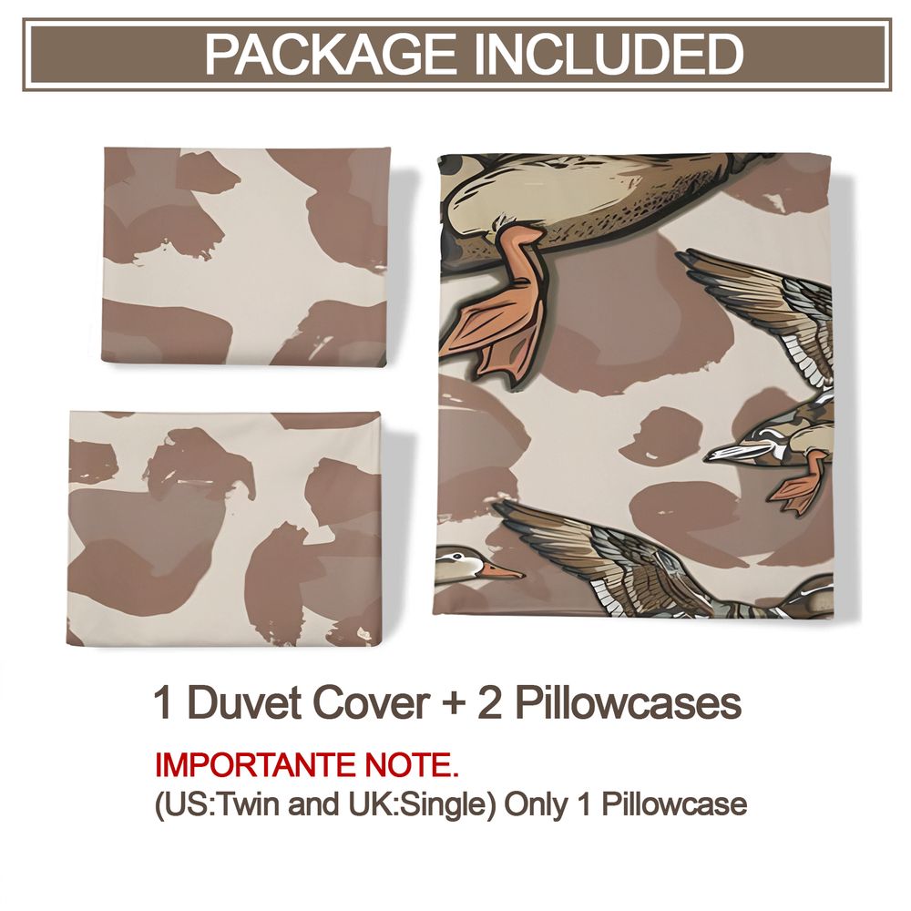 Flying Duck Duvet Cover Set Ca - Camo Pattern Set recension och pris