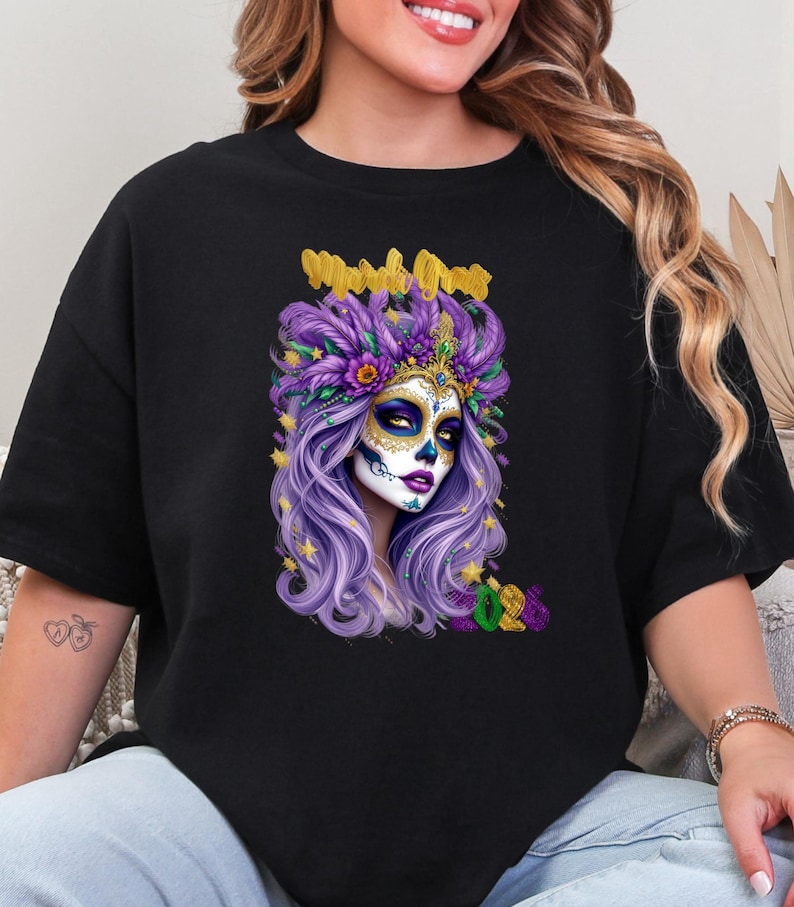 Mardi Gras Lady 2026 Shirt Pur - Parade Fashion Street recension och pris