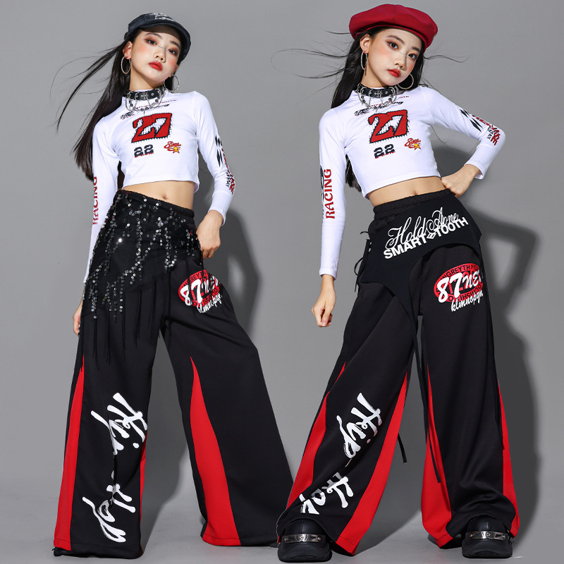 2025 Jazz Dance Clothes Girls  - Street Fashion Outfit Girl recension och pris
